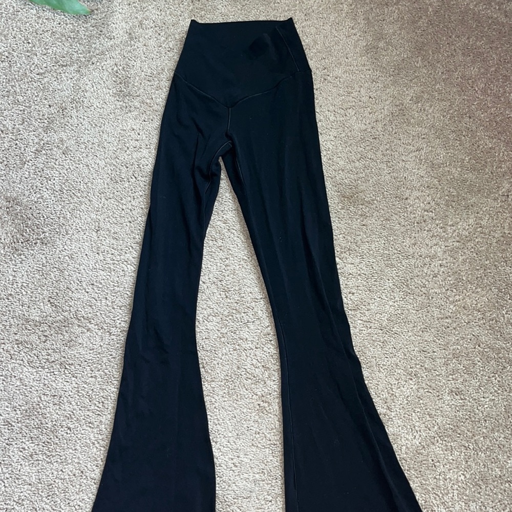 aerie crossover flare leggings